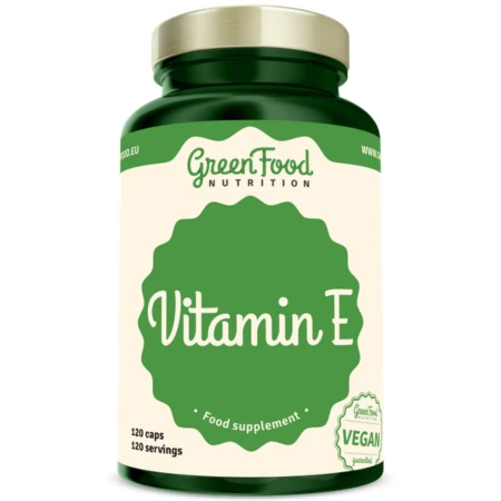 GREENFOOD Vitamín E 120 kapsúl