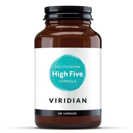 VIRIDIAN High five multivitamín na stres a odolnosť 120 kapsúl