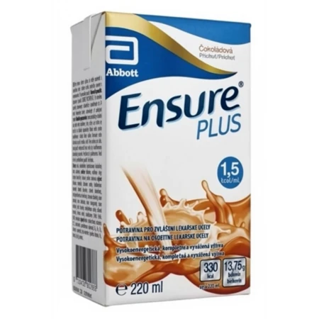 ENSURE Plus čokoládová príchuť 24 x 220 ml