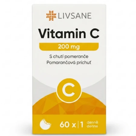 LIVSANE Vitamín C 200 mg 60 tabliet