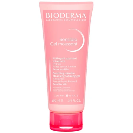 BIODERMA Sensibio moussant jemný čistiaci a odličovací gél 200 ml