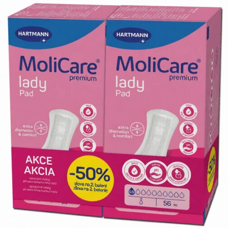 MOLICARE Premium lady pad 0,5 kvapky duopack inkontinenčné vložky set