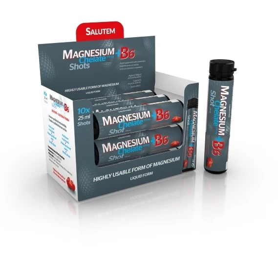 SALUTEM Magnesium chelate + B6 cherry 10 x 25 ml