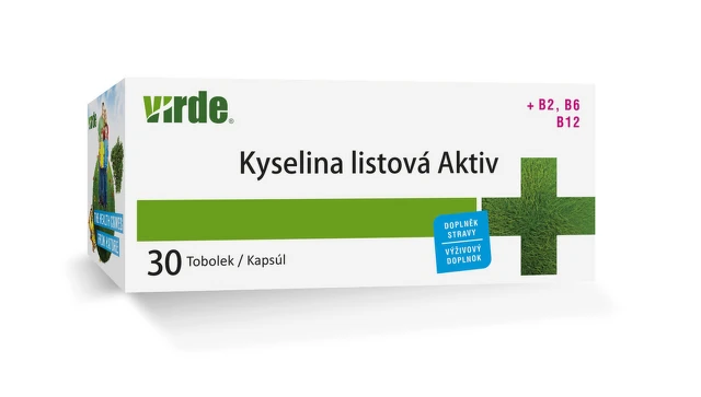 VIRDE Kyselina listová aktiv 30 tabliet