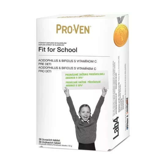 PRO-VEN Fit for school žuvacie tablety 30 ks