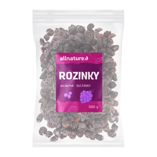 ALLNATURE Hrozienka sušené sultánky 500 g