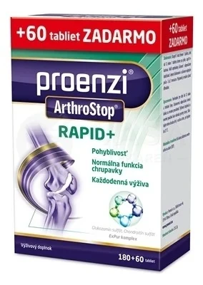 PROENZI Arthrostop rapid+ 180 tabliet +60 ZADARMO
