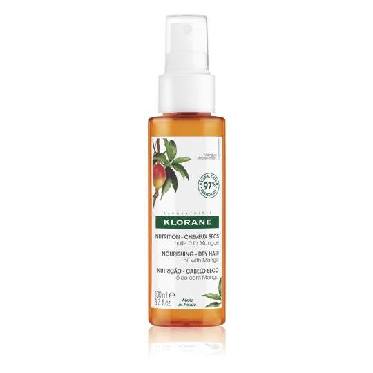 KLORANE Olej s mangom vyživujúci pre suché vlasy 100 ml