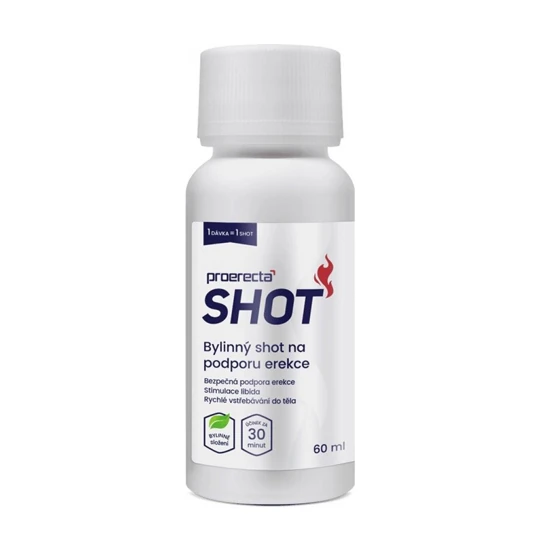 PROERECTA Shot bylinný nápoj 8 x 60 ml