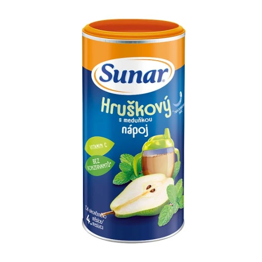 SUNAR Rozpustný nápoj hruškový s medovkou 200 g
