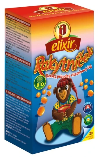 AGROKARPATY BIO Rakytníček detský vitamínový čaj 20 x 1,5 g