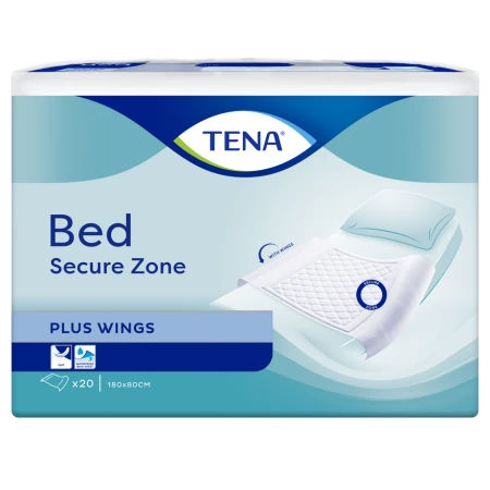 TENA Bed plus wings absorpčné podložky 180 x 80 cm 20 kusov