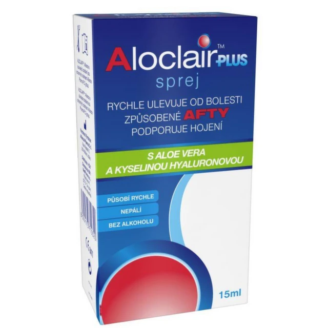 ALOCLAIR Plus sprej ústny sprej 15 ml