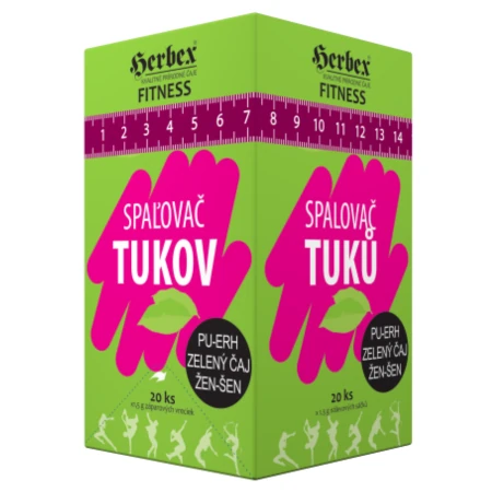 HERBEX Fitness spaľovač tukov 20 x 1,5 g