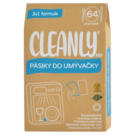 CLEANLY ECO Pásiky do umývačky 64 ks