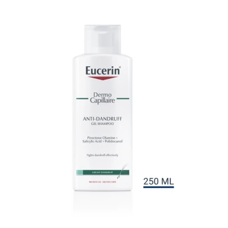 EUCERIN DermoCapillaire šampón proti mastným lupinám 250 ml