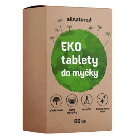 ALLNATURE Eko tablety do umývačky 60 ks