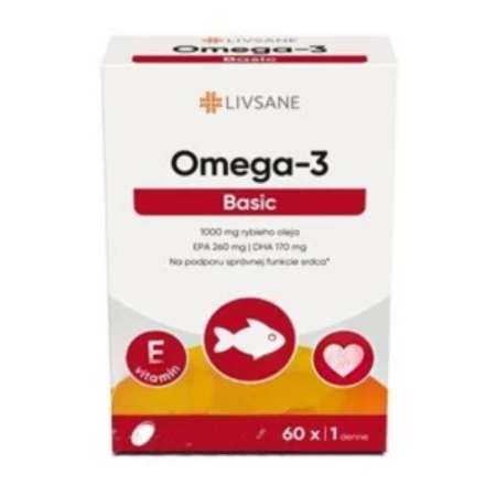 LIVSANE Omega-3 Basic 60 kapsúl