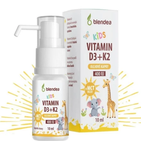 BLENDEA Kids vitamin D3 + K2 kvapky pre deti 10 ml