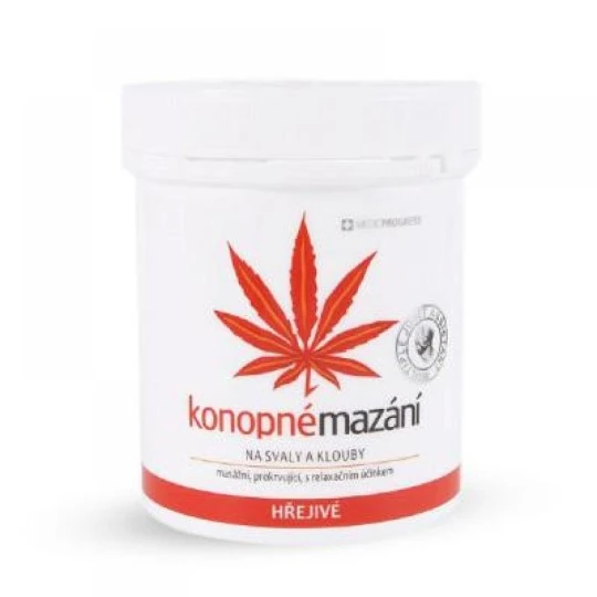 MEDICPROGRESS Konopné mazanie hrejivé 250 ml