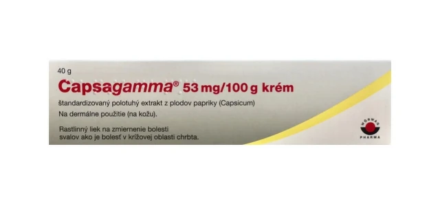 CAPSAGAMMA 53 mg/100 g krém 40 g