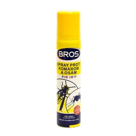 BROS Sprej proti komárom a osám pre deti 90 ml