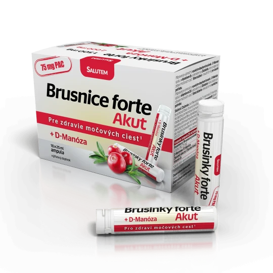 SALUTEM Brusnice forte akut 10 x 25 ml