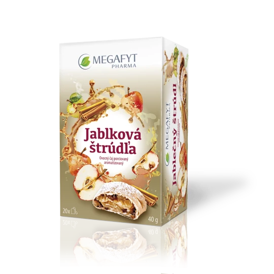 MEGAFYT Jablková štrúdla 20 x 2 g