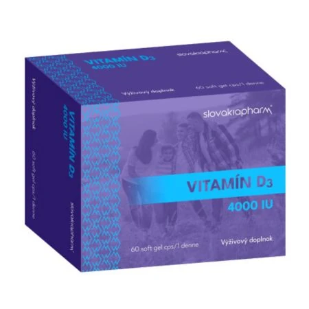 Slovakiapharm Vitamín D3 4000 IU 60 cps