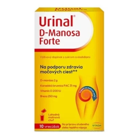 URINAL D-Manosa forte vrecúška inov. 2026 1 x 10 ks