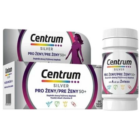 CENTRUM Silver pre ženy 50+ multivitamín 90 tabliet