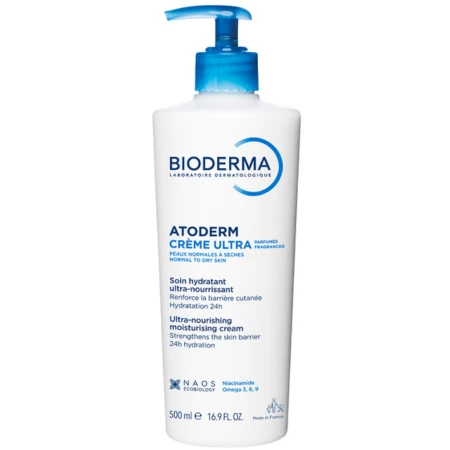 BIODERMA Atoderm ultra výživný telový krém s parfumáciou 500 ml