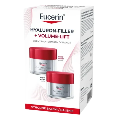 EUCERIN Hyaluron filler volume lift duo denný a nočný krém 1 x 1 set