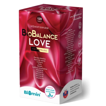 BIOMIN Biobalance love menopause 120 kapsúl