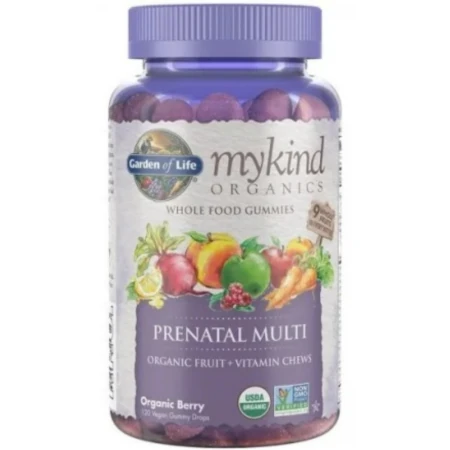 GARDEN OF LIFE Organics prenatal multi berry s ovocím a vitamínmi 120 ks