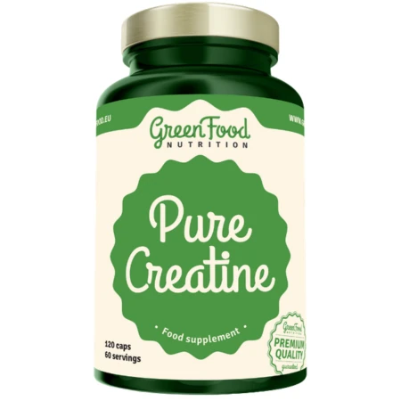 GREENFOOD Pure creatine 120 kapsúl