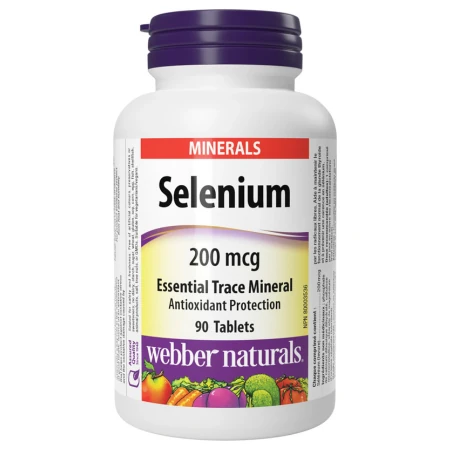WEBBER NATURALS Selén 200 mcg 90 tabliet