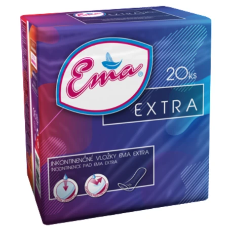 EMA Extra vložky inkontinenčné pre ženy savosť extra 20 ks