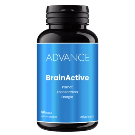 ADVANCE BrainActive pamäť koncentrácia energia 60 kapsúl