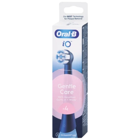 ORAL-B iO Series gentle care originálne čistiace hlavice na citlivé ďasná čierna 4 ks