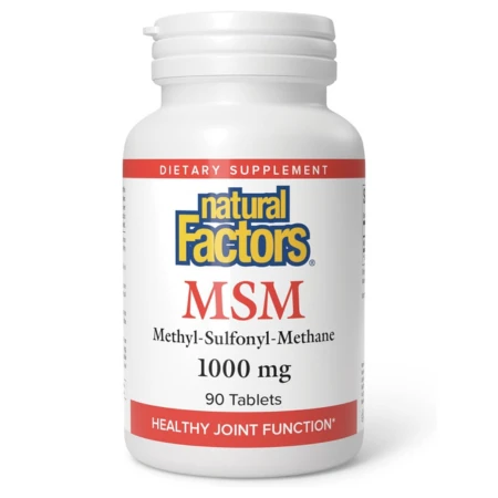 NATURAL FACTORS MSM 1000 mg 90 kapsúl