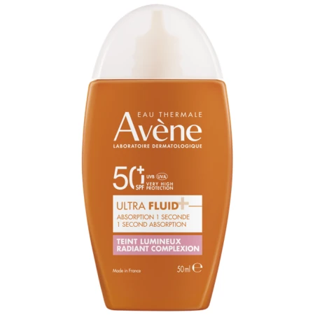AVENE Ultra fluid radiance SPF50+ vysoká slnečná ochrana tvár a krk 50 ml