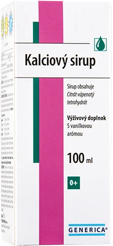 GENERICA Kalciový sirup 100 ml