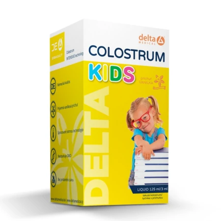 DELTA COLOSTRUM Kids vanilka 125 ml
