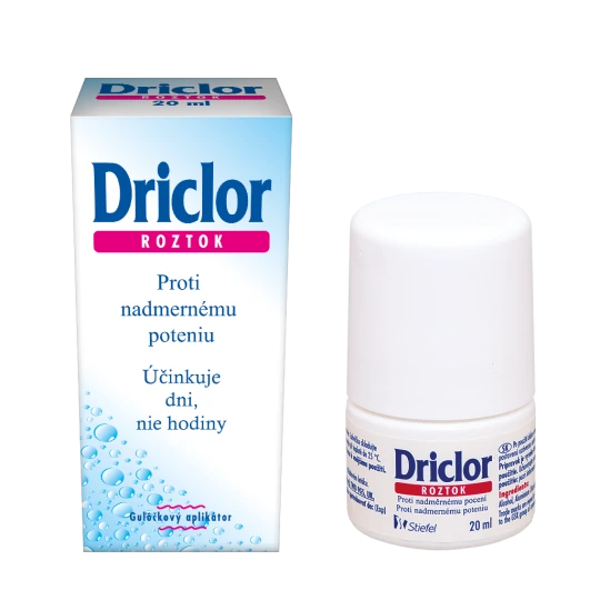 DRICLOR Guľôčkový antiperspirant pri nadmernom potení 20 ml