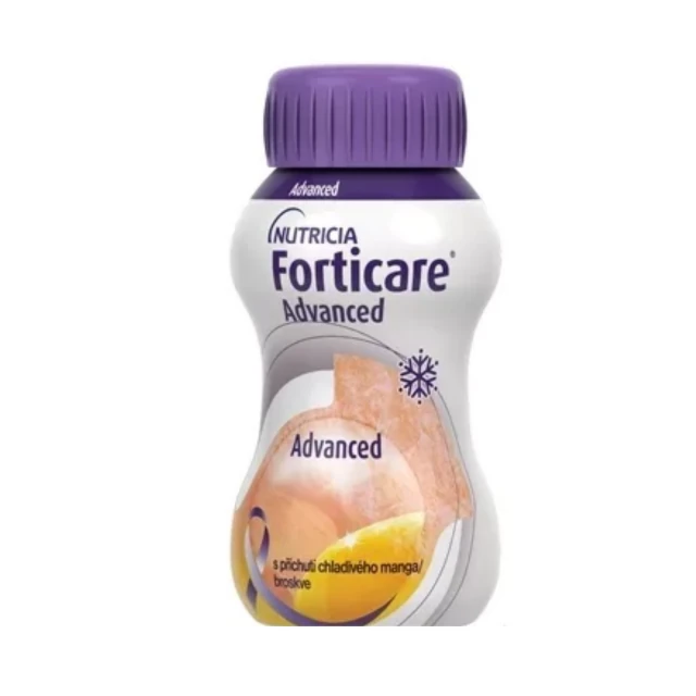 FORTICARE Advanced s príchuťou chladivého manga a broskyne 24 x125ml