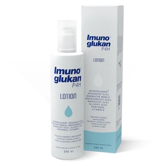 IMUNOGLUKAN P4H Lotion neparfumované telové mlieko 250 ml