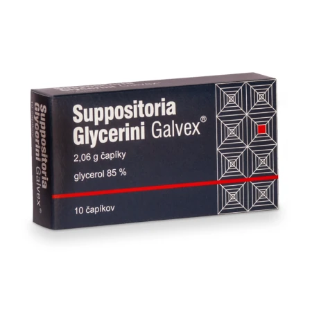 GALVEX Suppositoria glycerini 2,06g 10 čapíkov