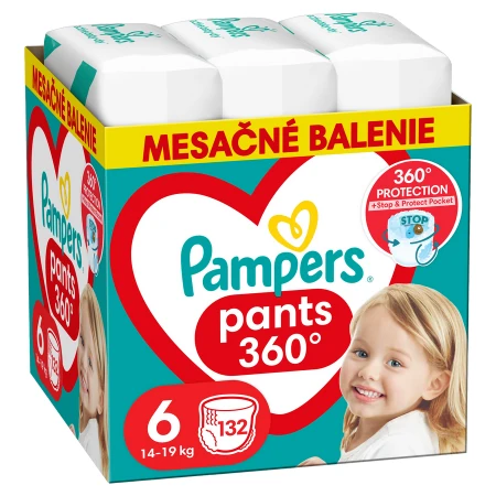 PAMPERS Pants 6 132 ks