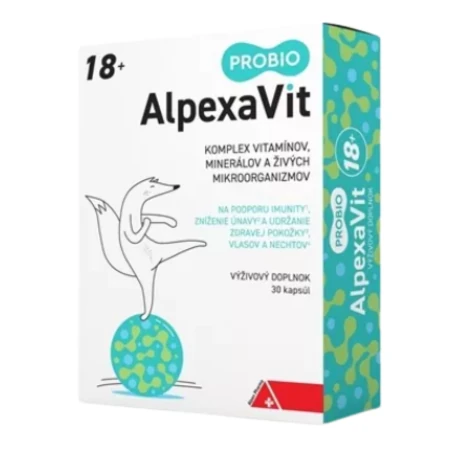 ALPEXAVIT Probio 18+ 30 kapsúl